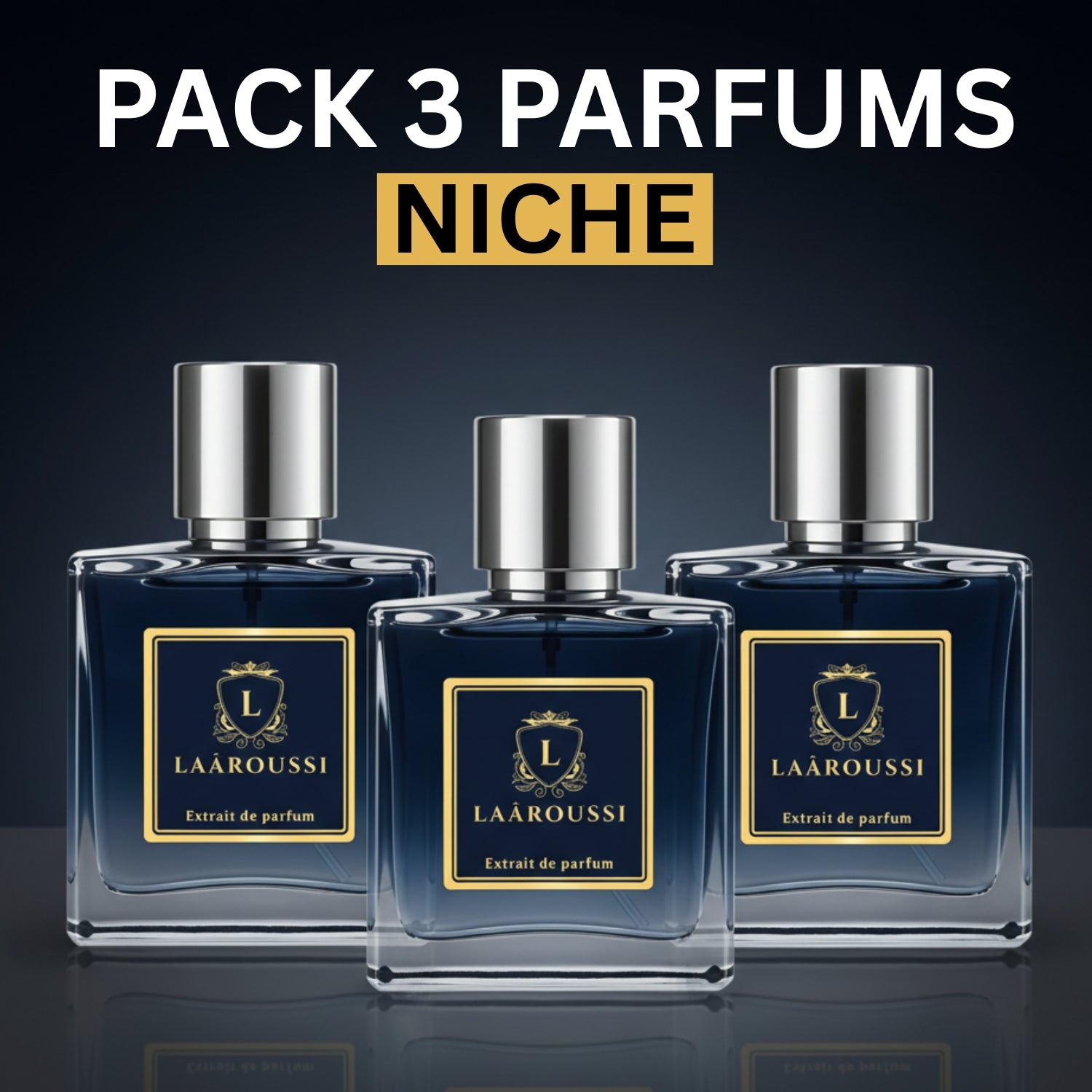 Pack 3 Parfums Niche – Laaroussi Collection